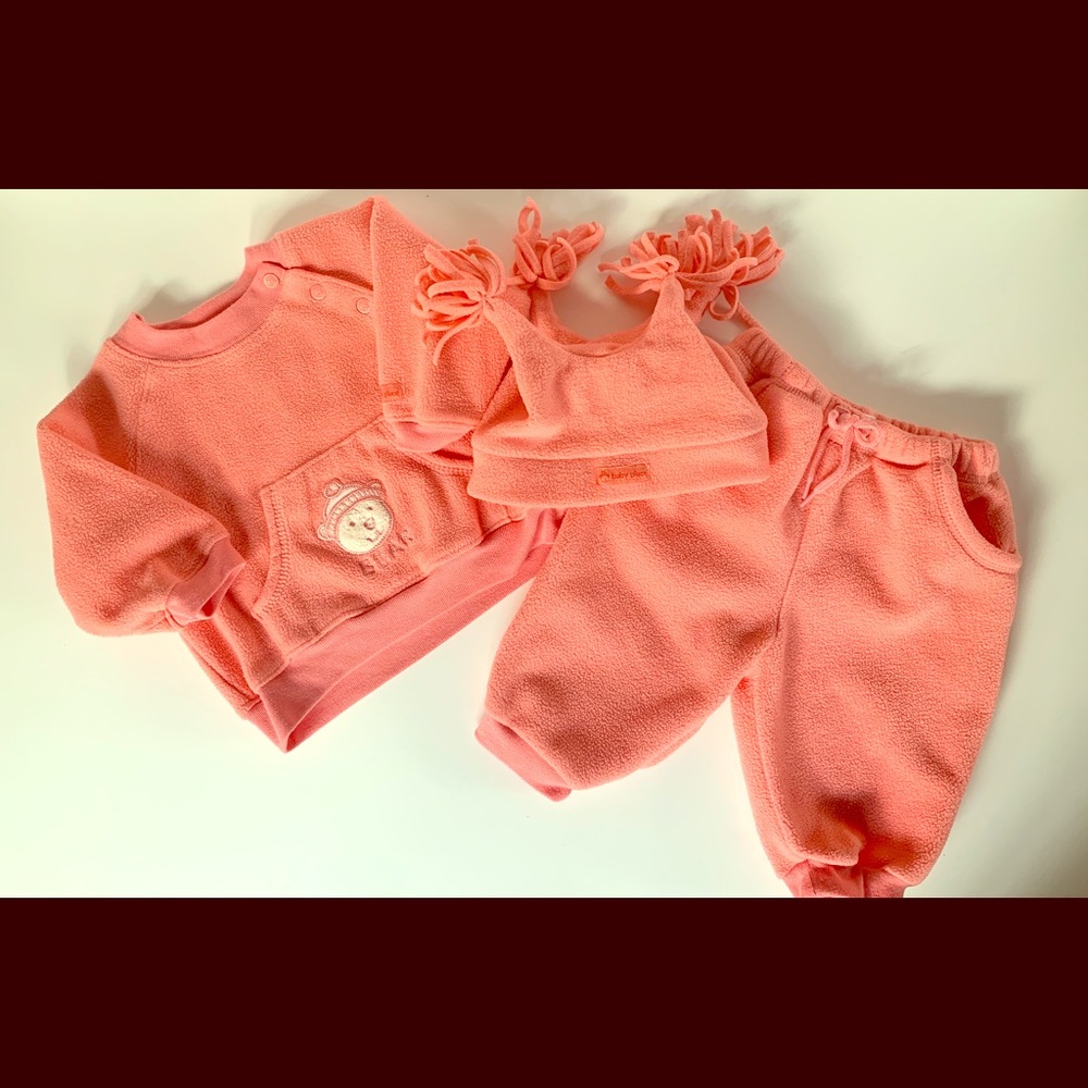 Children’s Place Bear Sweats & Hat Set